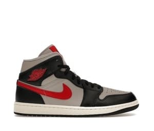 Buy Jordan 1 Mid Black College Grey Gym Red (Women's) at Sasom – Authentic and Ready to Ship