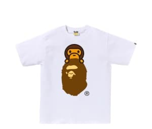 Buy Bape Milo On Ape Head Tee White at Sasom – Authentic and Ready to Ship