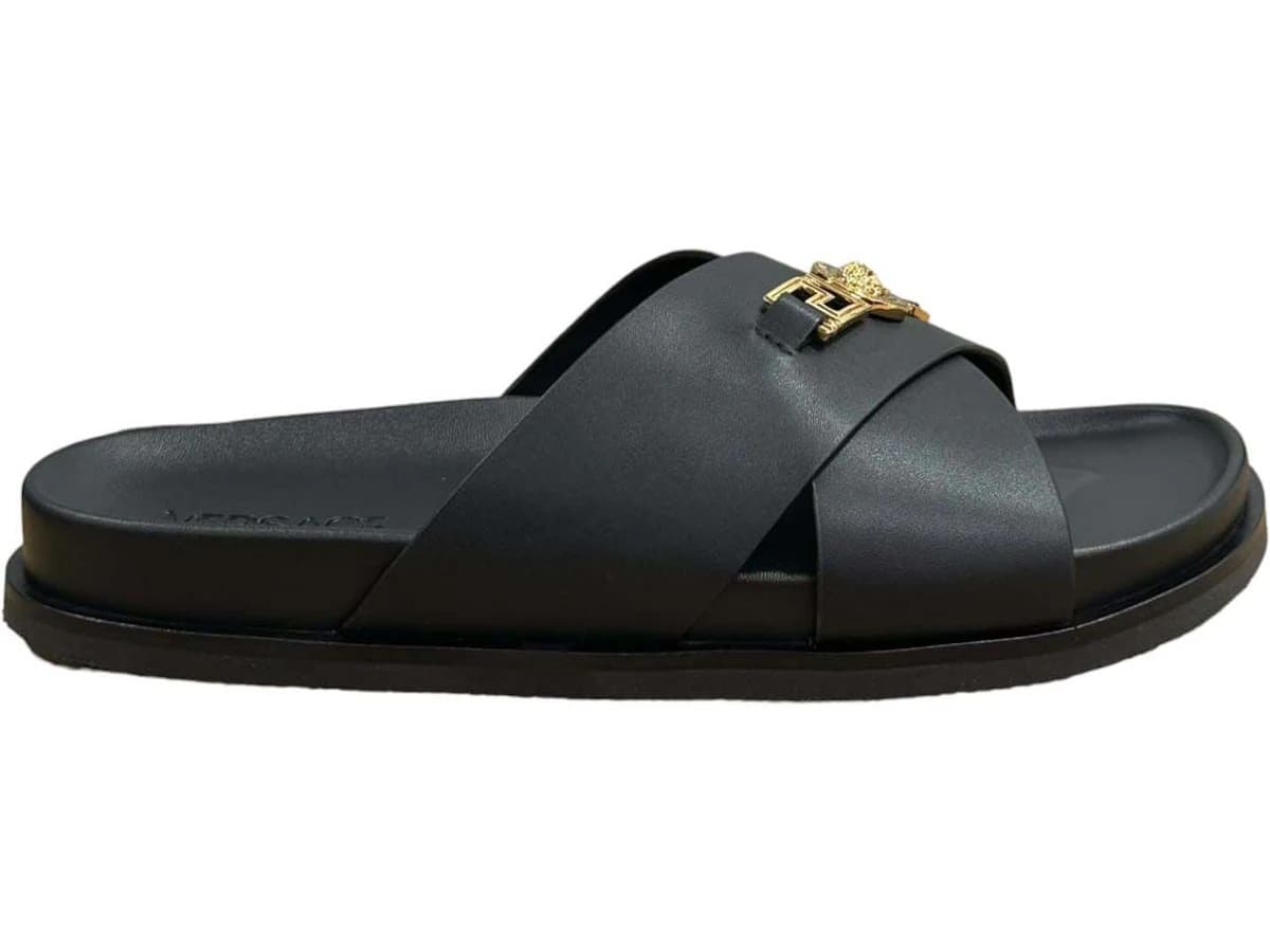 Versace Medusa Slide Black