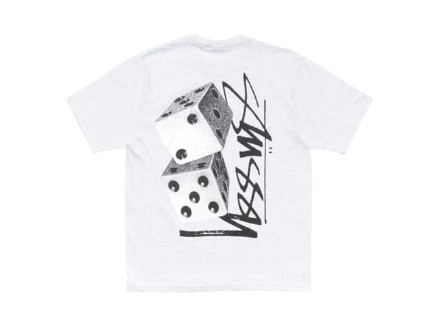 Stussy Stussy Tall Dice Tee Ash Heather - view 2