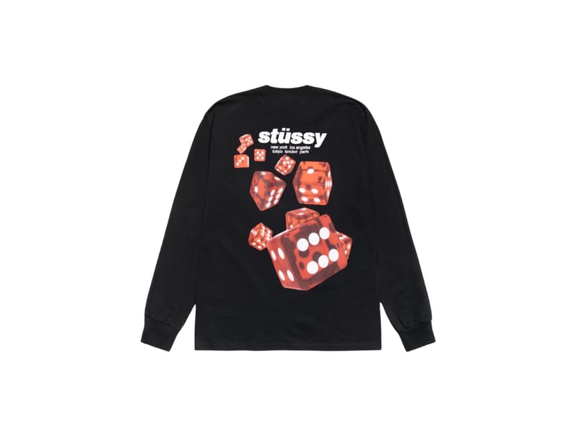 Stussy Stussy Rollers Ls Tee Black