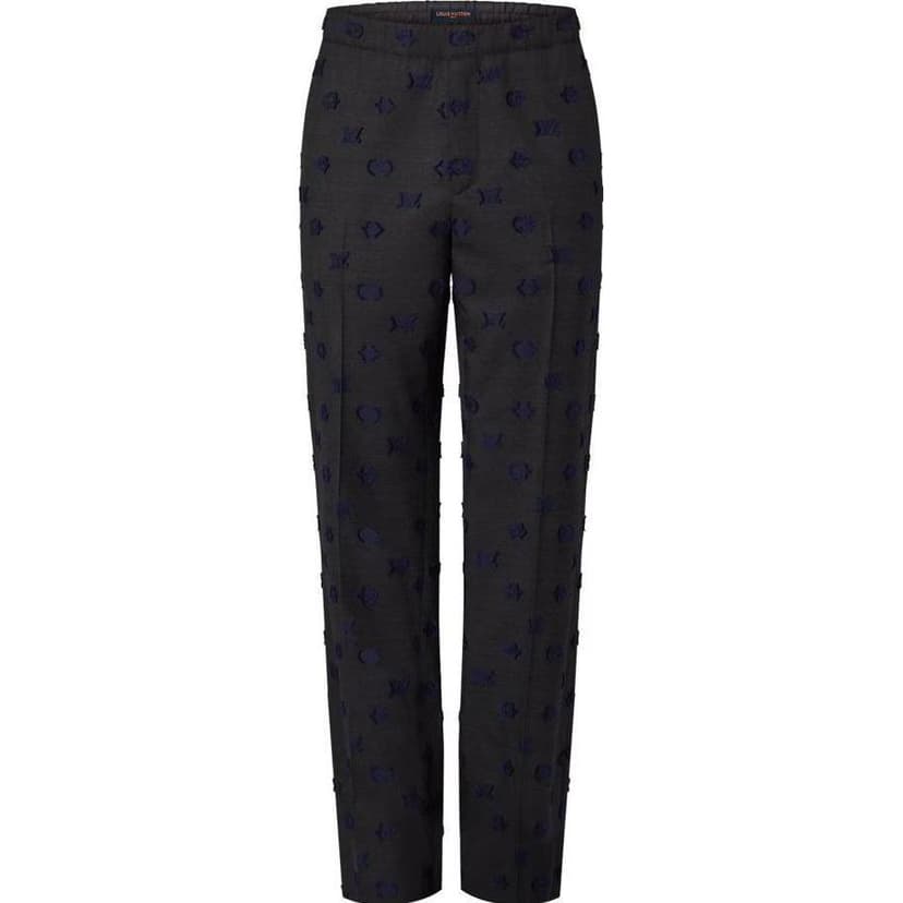 Louis Vuitton Louis Vuitton FW23 Casual Pants Men's Black