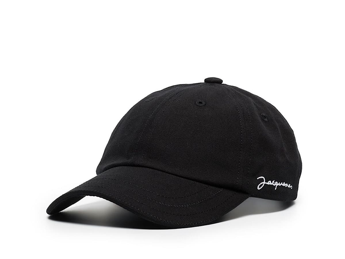 Jacquemus La Casquette Baseball Capblack Cotone