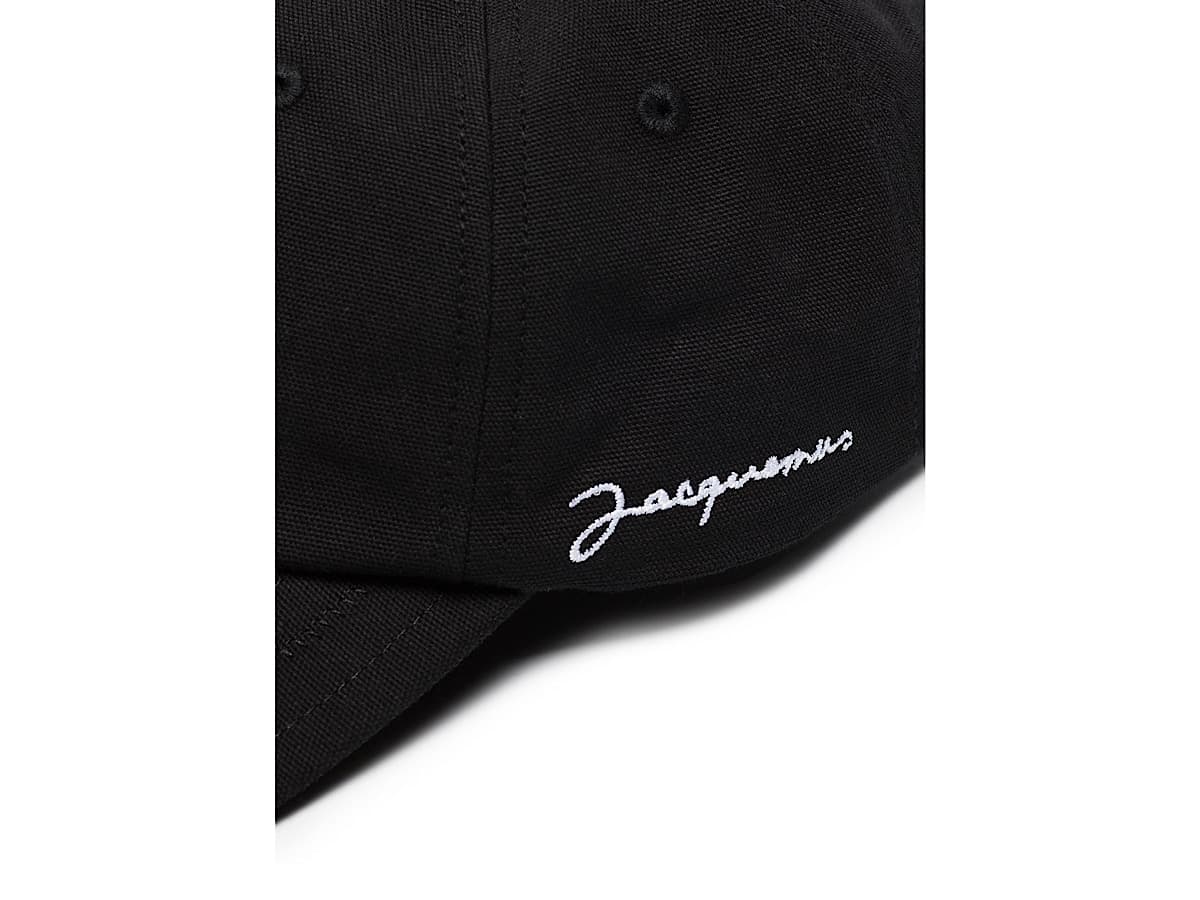 Jacquemus La Casquette Baseball Capblack Cotone