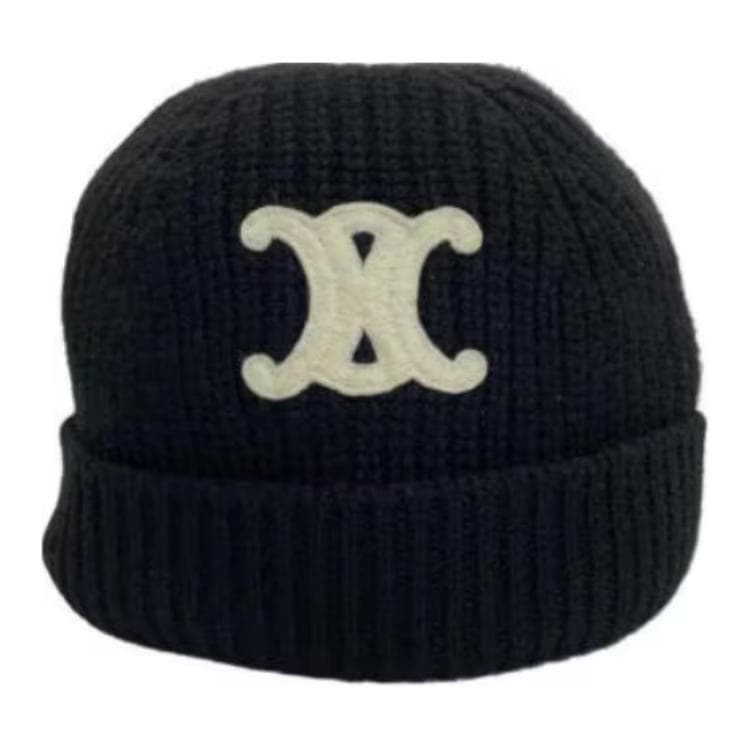 Celine Celine Triomphe Knit Beanie