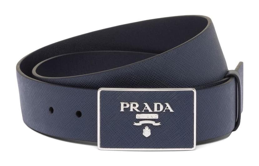 Prada Prada Saffiano Leather Belt