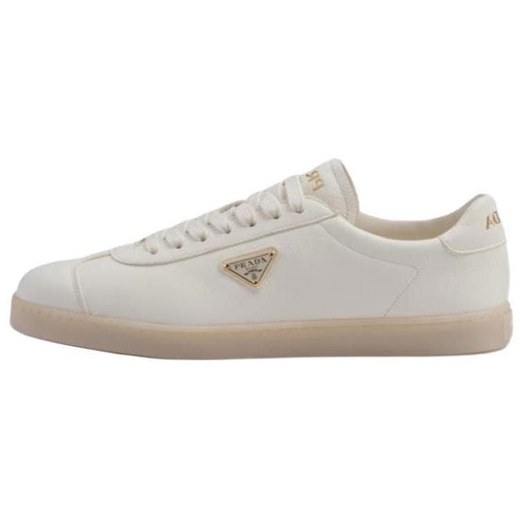 Prada Prada Triangle logo Leather Sneakers
