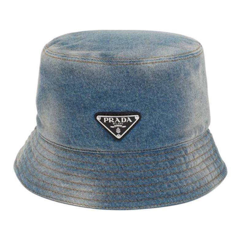 Prada Prada Denim Bucket Hat