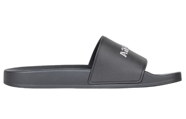 Chrome Hearts Balenciaga Pool Slide Black - view 2
