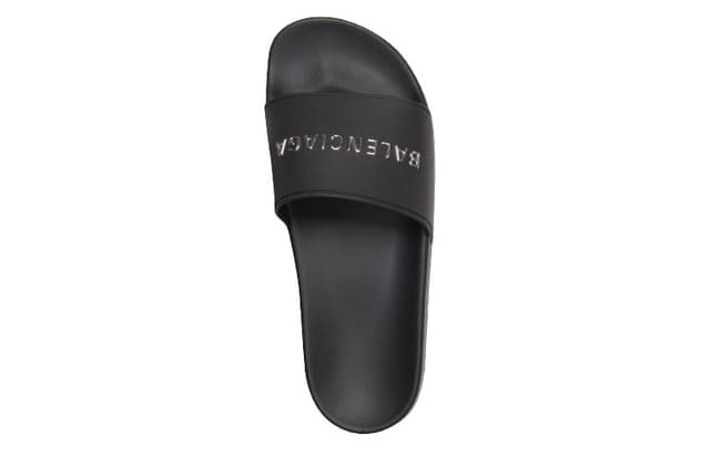 Chrome Hearts Balenciaga Pool Slide Black - view 4