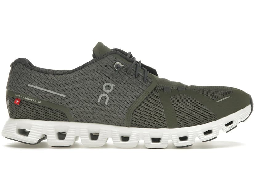 On Running On Running Cloud 5 Olive Green White