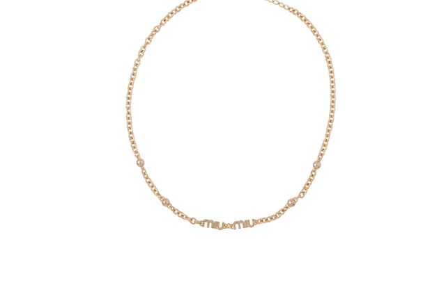 Miu Miu Miu Miu Metal Necklace - view 1