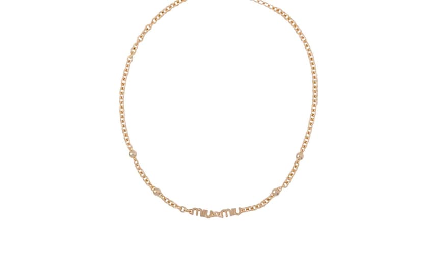 Miu Miu Miu Miu Metal Necklace