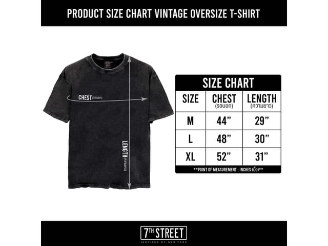 7th Street 7th Street NEW YORK FONT T-shirt - Black - view 4