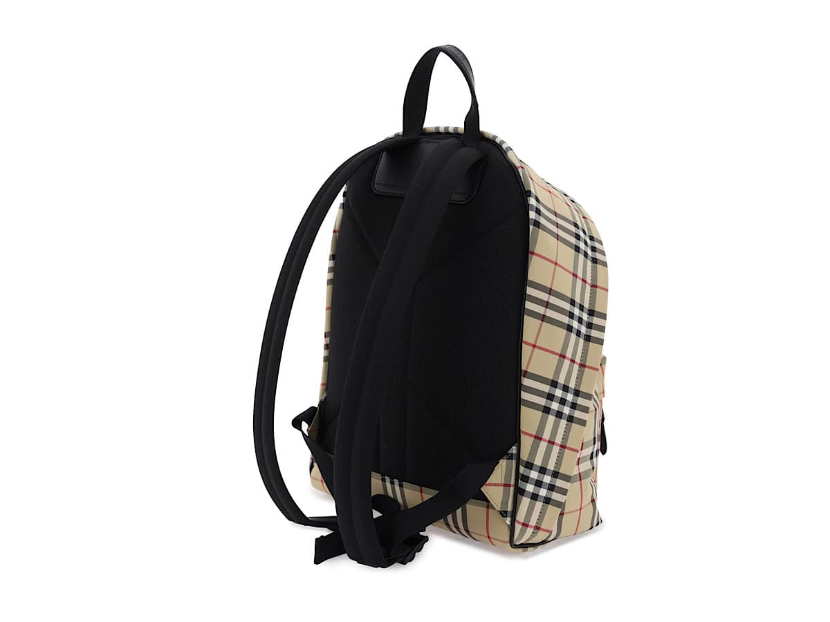 Burberry Check Backpackmixed Colours Pa