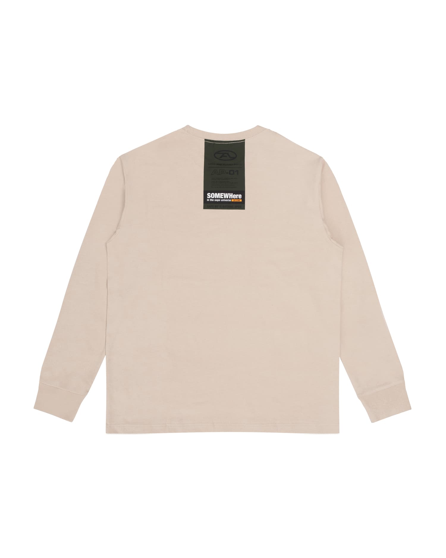 Aape Long Sleeve Tee Light Beige