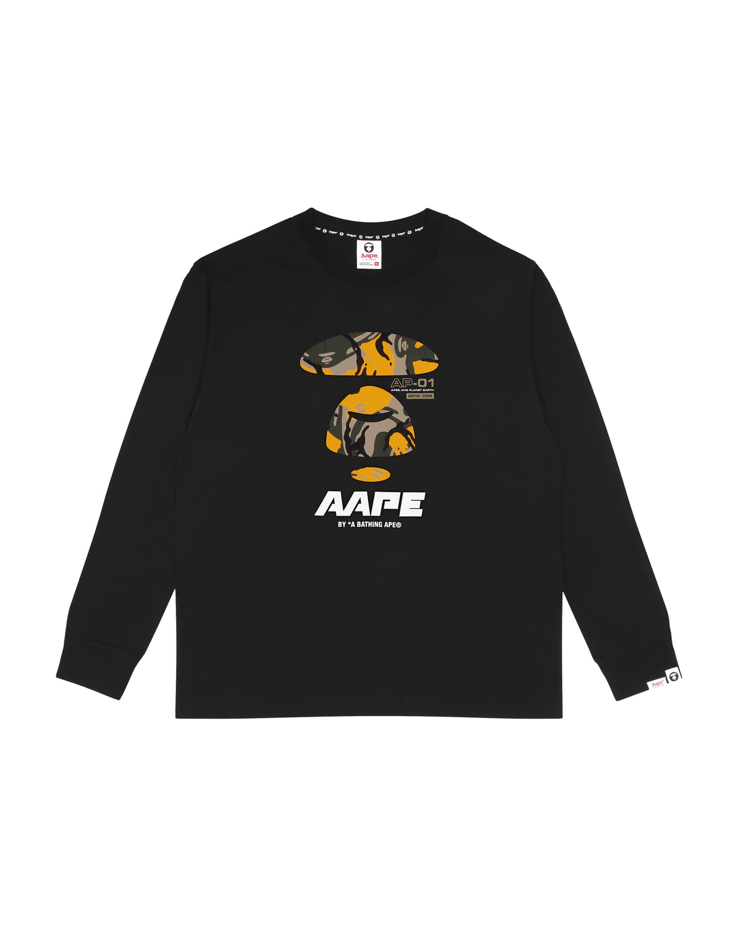 Aape Long Sleeve Tee Black