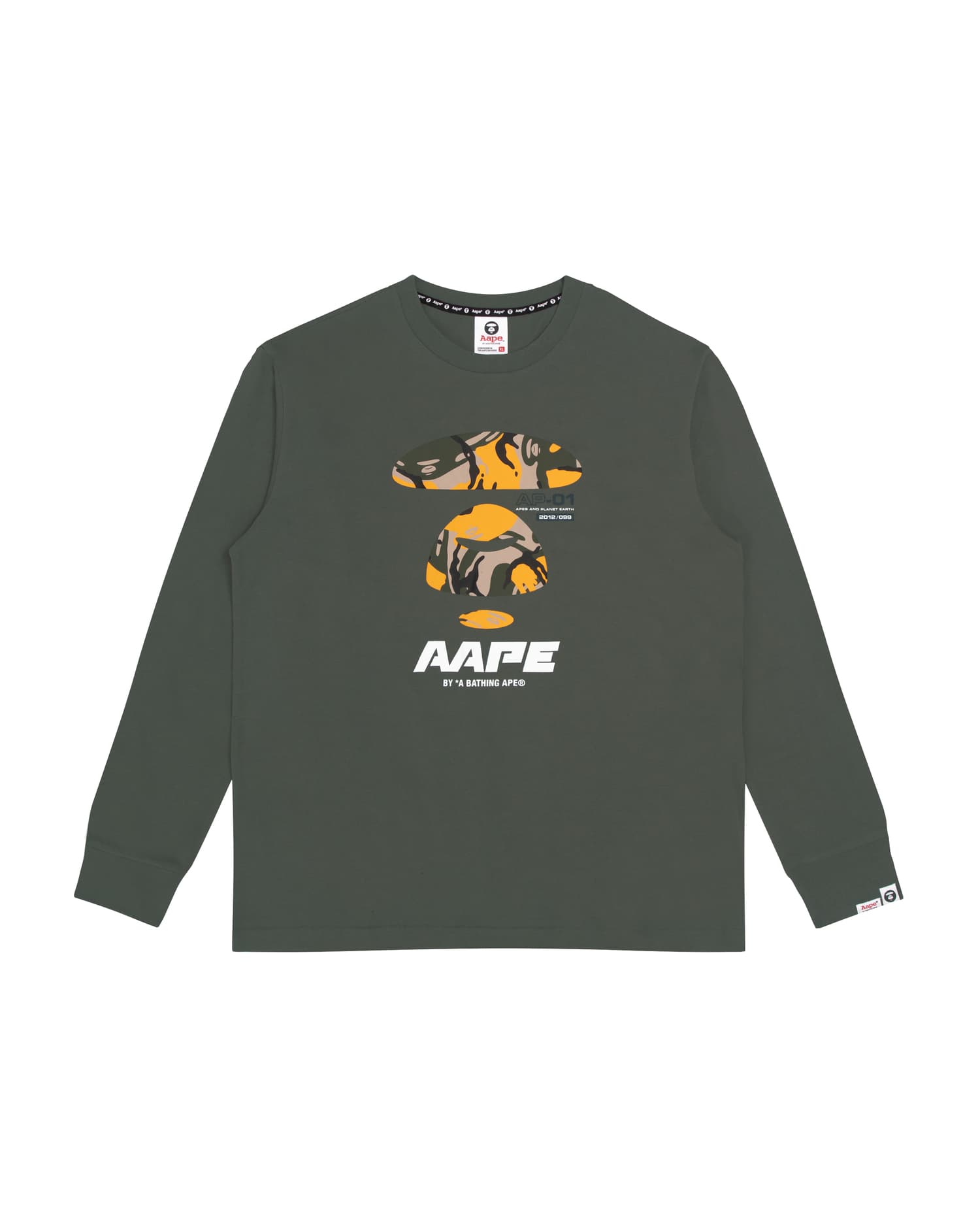 Aape Long Sleeve Tee Khaki (Grey)