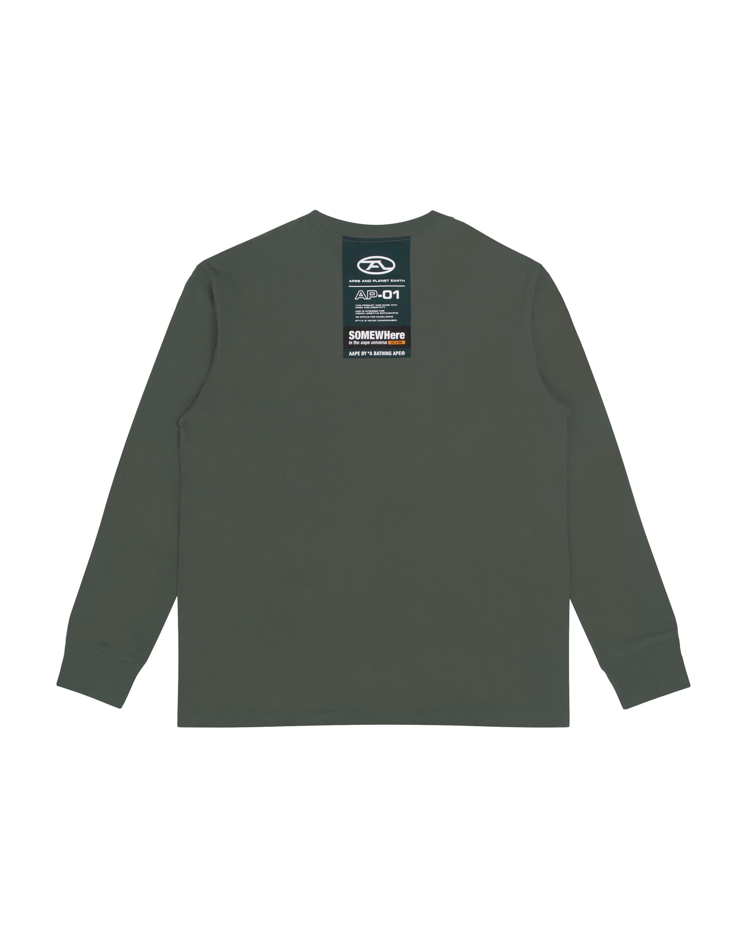 Aape Long Sleeve Tee Khaki (Grey)