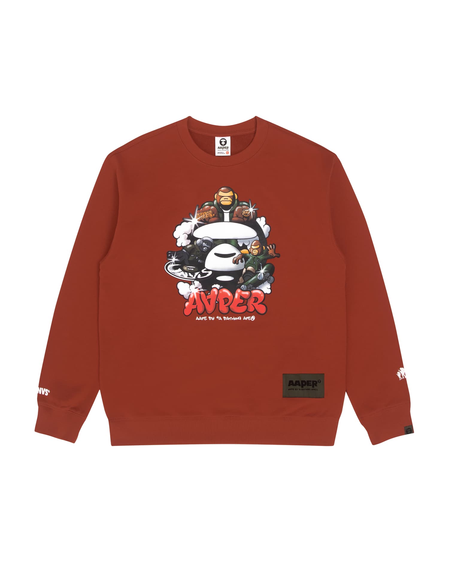 Aape Sweat Shirt Orange