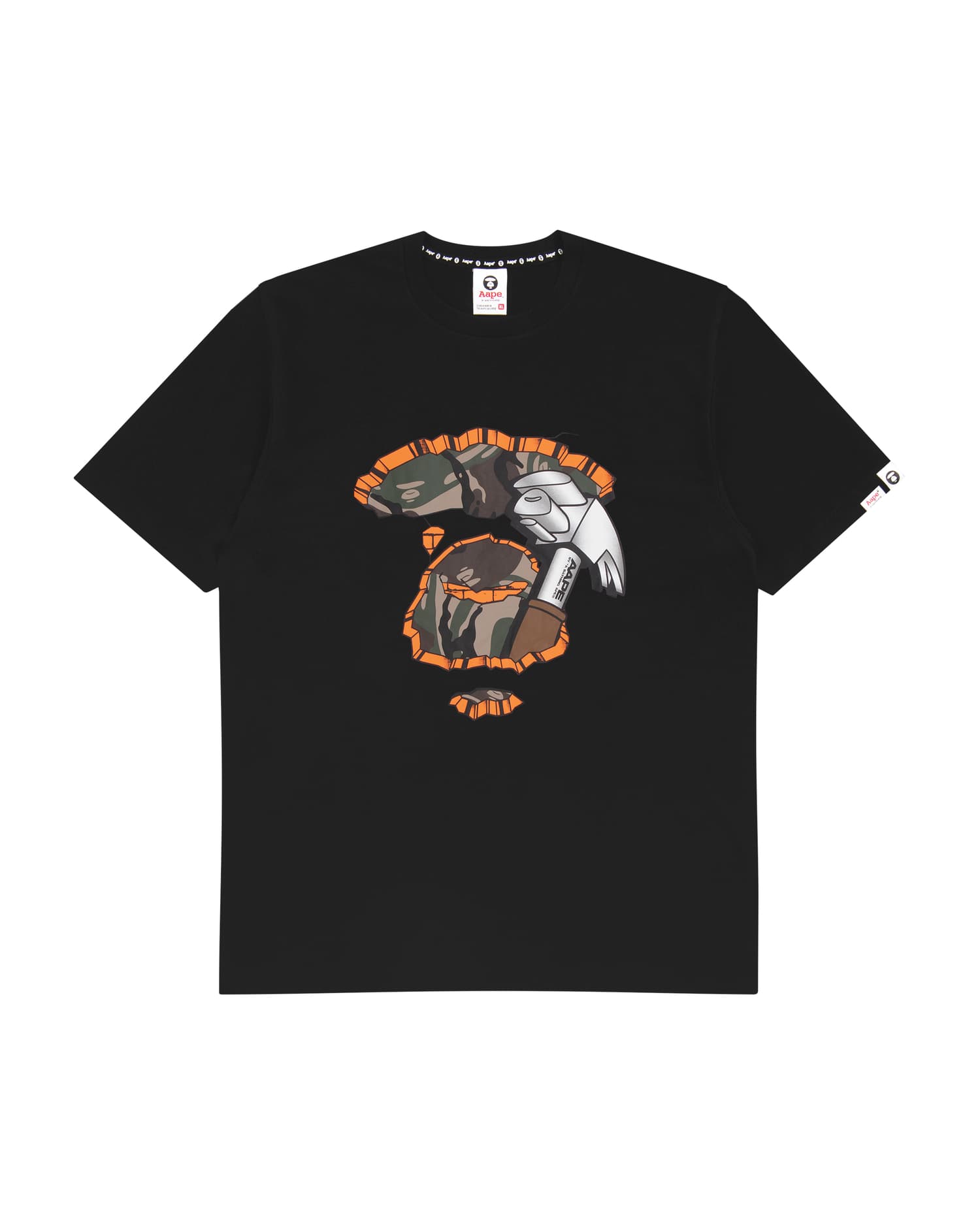 Aape Short Sleeve Tee Black