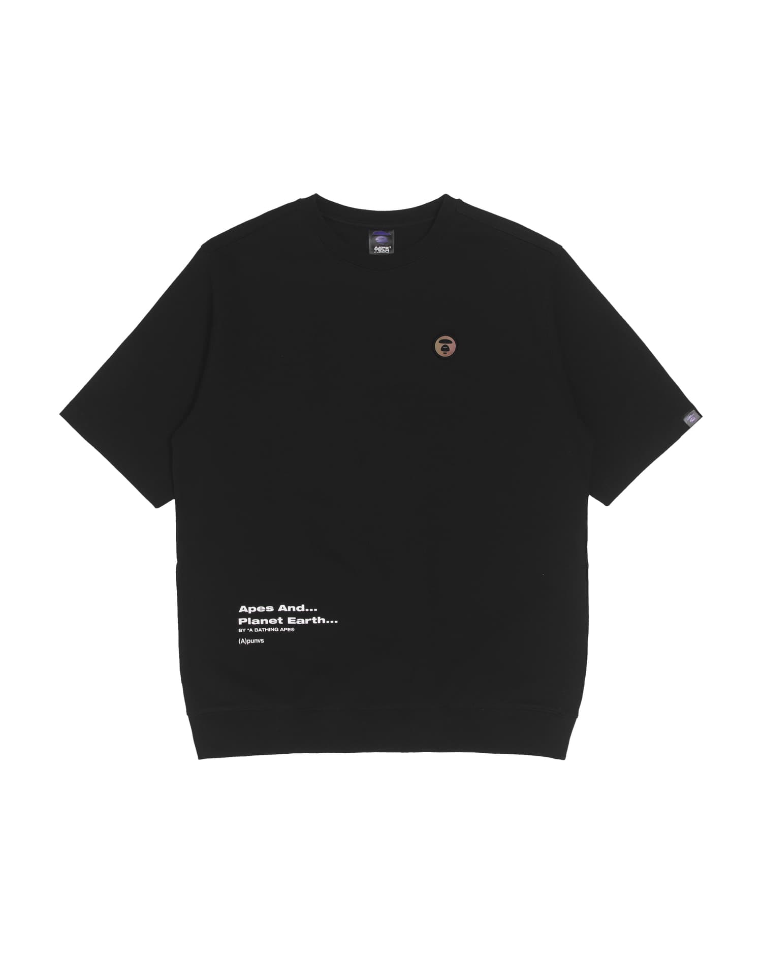 Aape Short Sleeve Tee Black