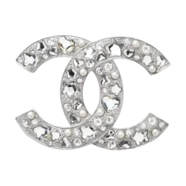 Chanel Chanel Brooches Unisex Silver