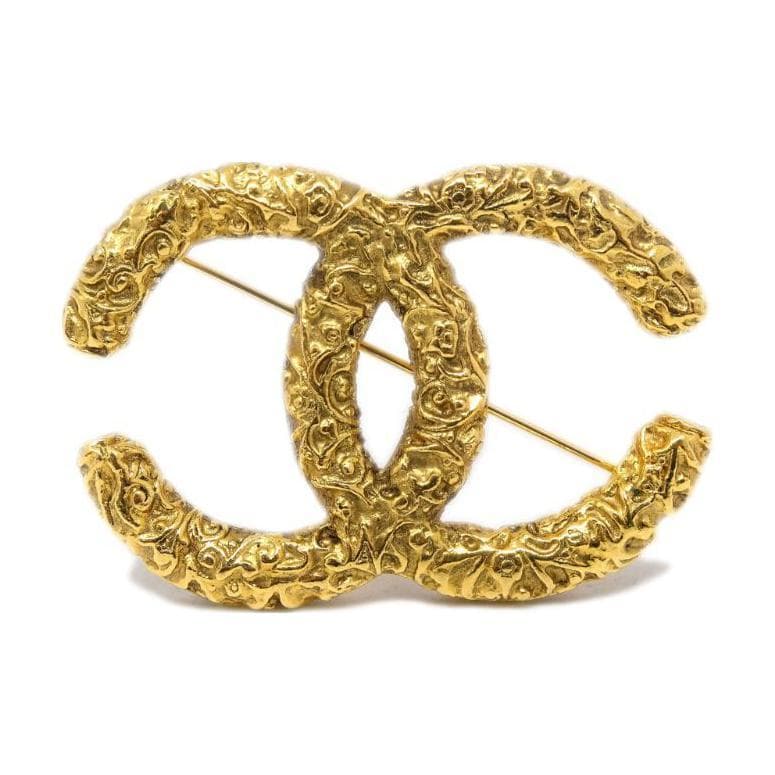 Chanel Chanel Cc Logo Brooch