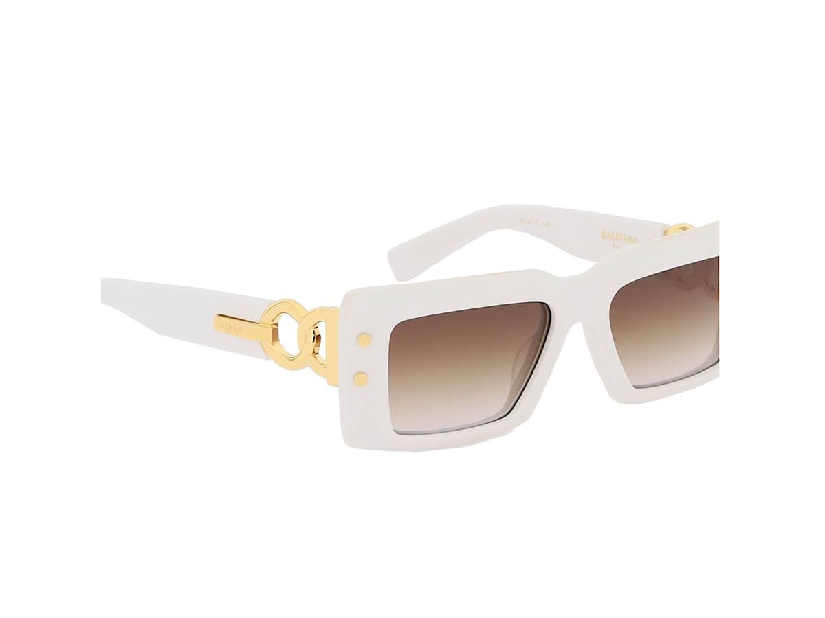 Balmain Imprial Sunglasseswhite Ac Ti