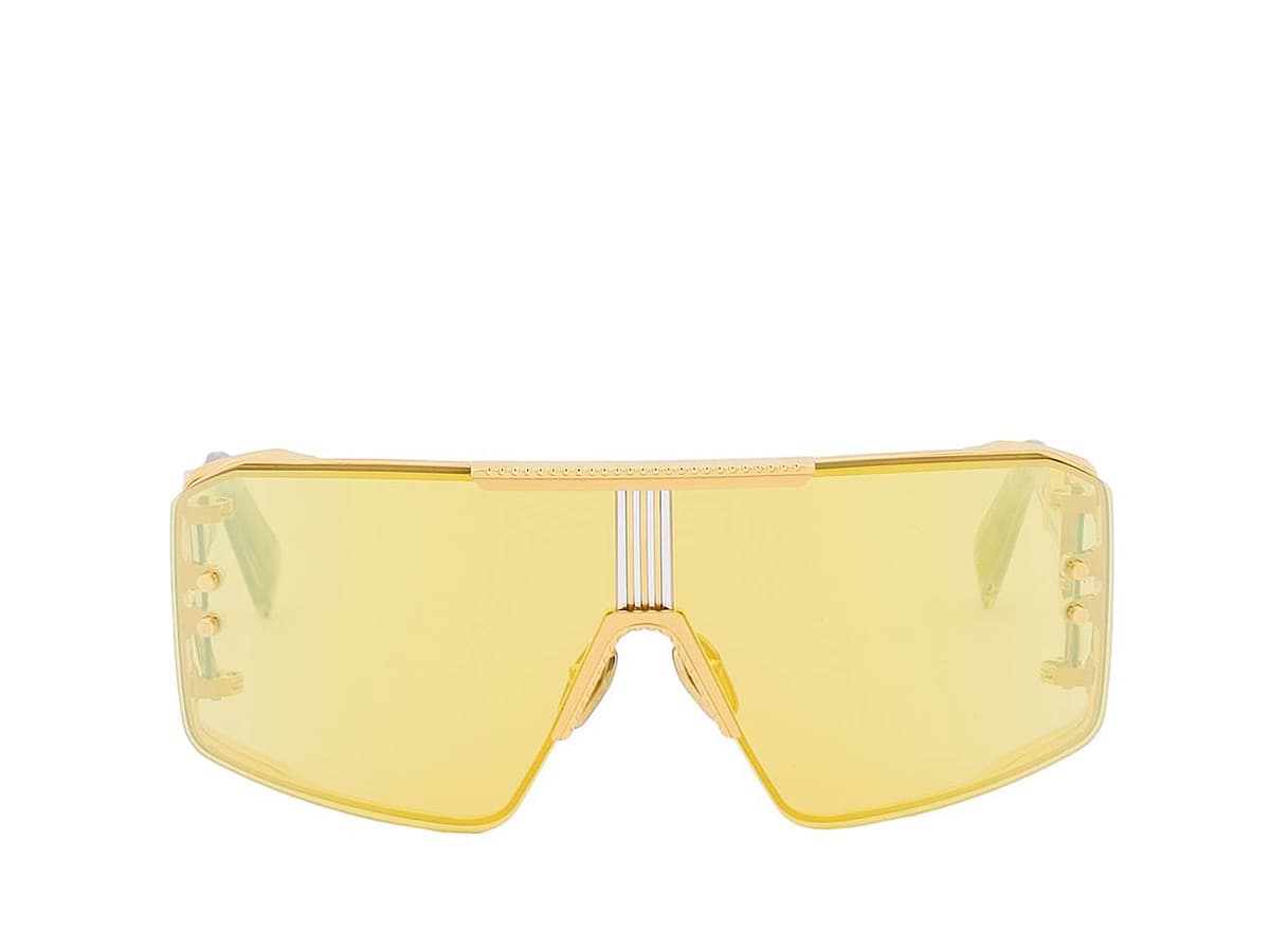 Balmain Le Masque Sunglassesyellow Ti