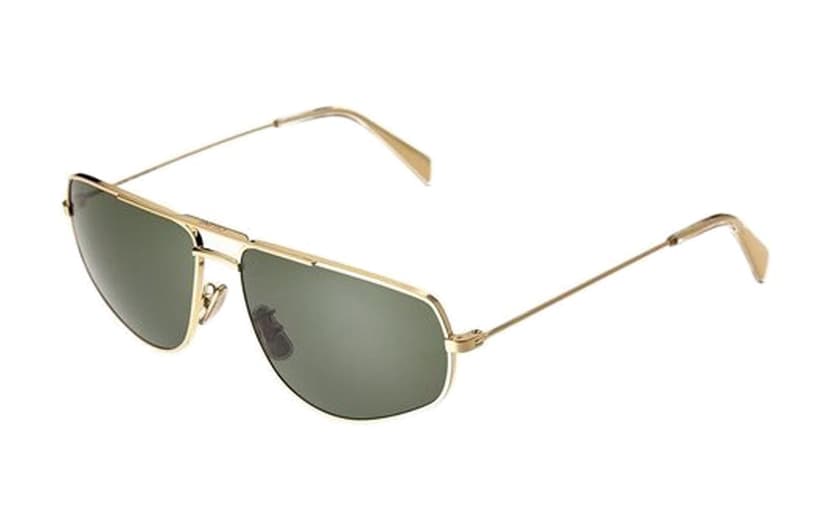Celine Celine Metal Aviator Sunglasses Unisex Gold
