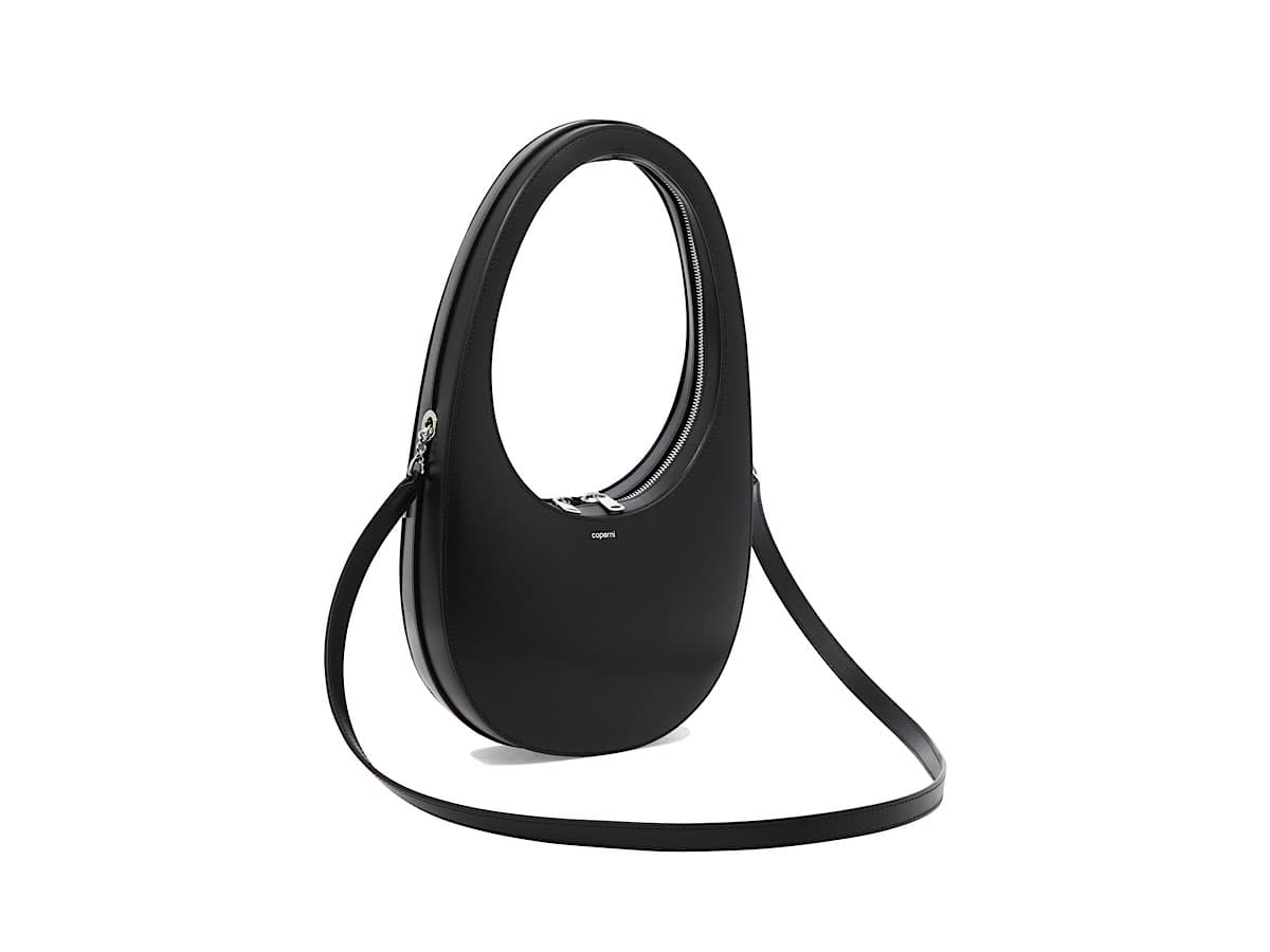 Coperni Crossbody Swipe Shoulder Bagblack Leather