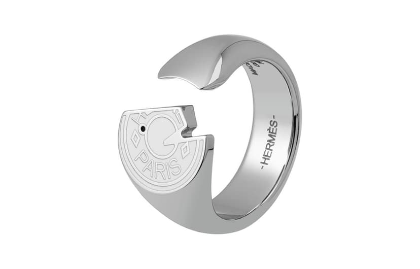 Hermes Hermes Rings Men Silver
