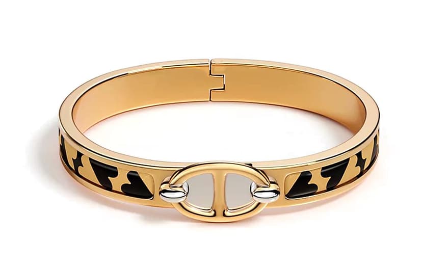 Hermes Hermes Bangles Women's Gold/Black