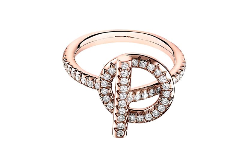 Hermes Hermes Rings Women's Rose Gold