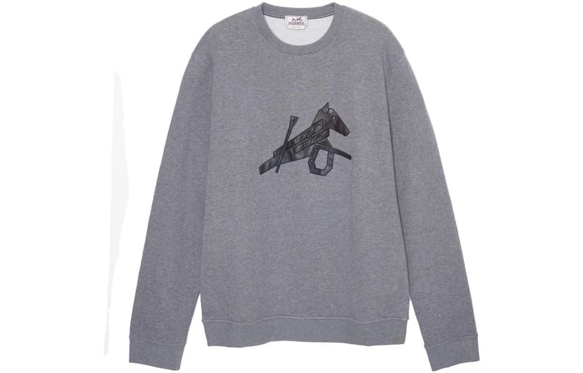 Hermes Hermes Sweatshirts Men Gray
