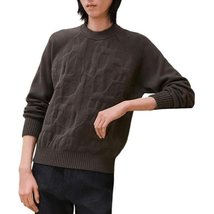 Hermes Hermes Sweaters Men Gray