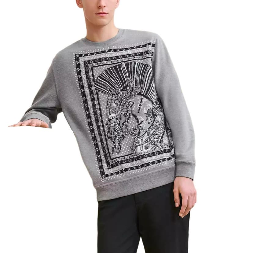 Hermes Hermes Sweaters Men Gray