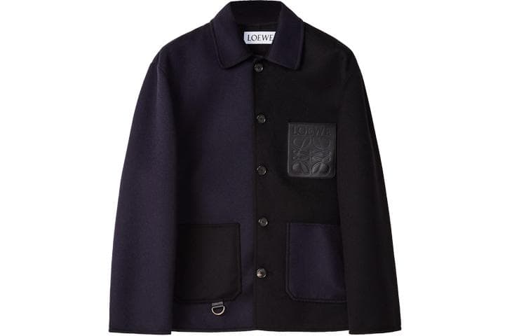 Loewe Loewe Jackets Men Navy Blue