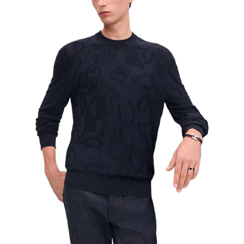 Hermes Hermes Sweaters Men Blue
