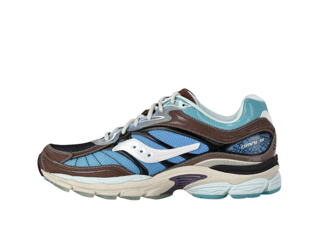 Saucony Saucony ProGrid Omni 9 Footpatrol Blue Brown - view 2