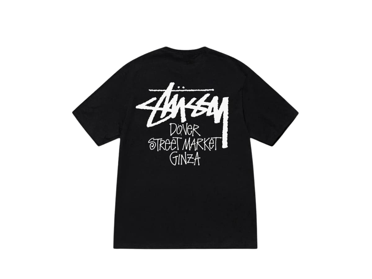 Stussy Stock Dsm Ginza Tee Black Shop Authentic at SASOM