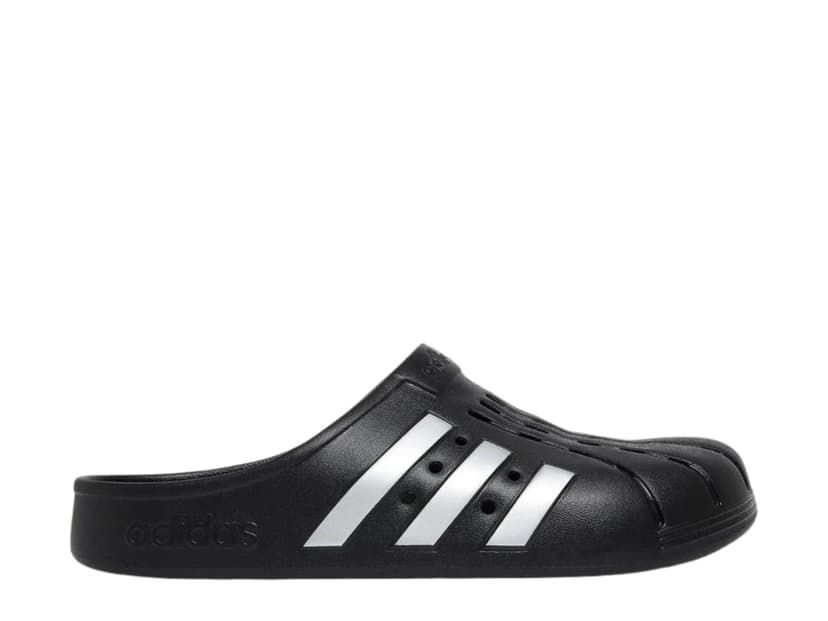 adidas adidas Adilette Clog Black Silver