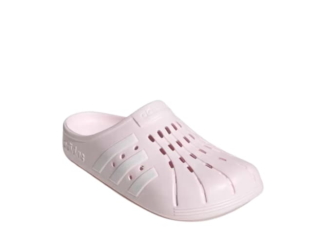 adidas adidas Adilette Clog Pink White - view 3