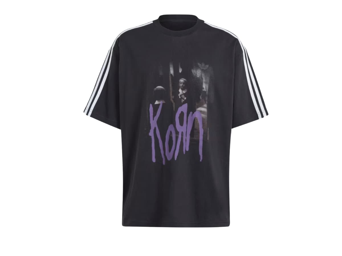 adidas Korn Graphic Tee Carbon