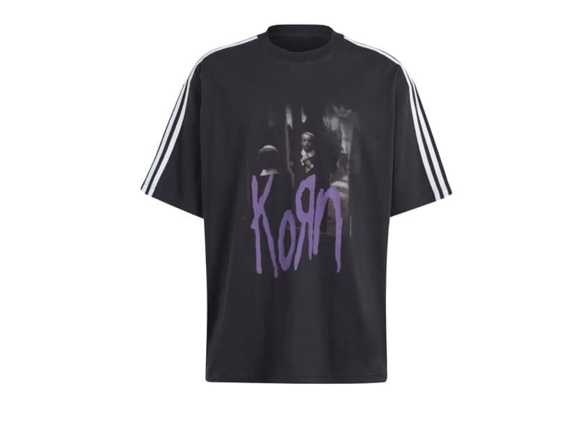 adidas adidas Korn Graphic Tee Carbon
