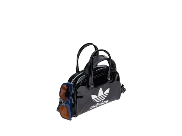 adidas adidas Adicolor Mini Bowling Bag Black White - view 3