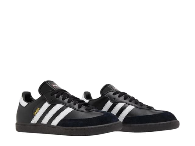 adidas adidas Samba Leather Black White - view 3