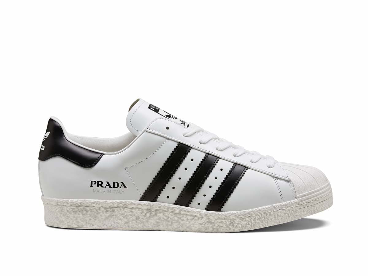 adidas Superstar Prada White Black