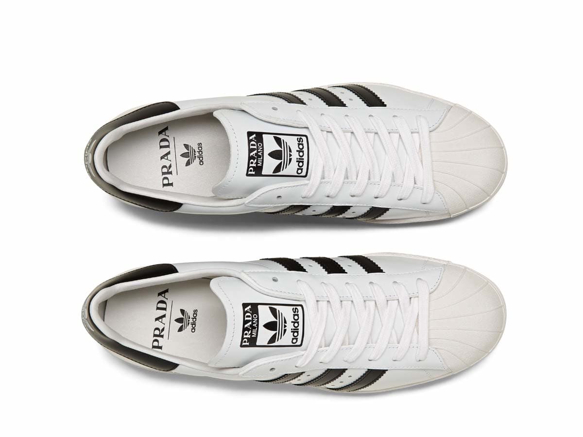 adidas Superstar Prada White Black